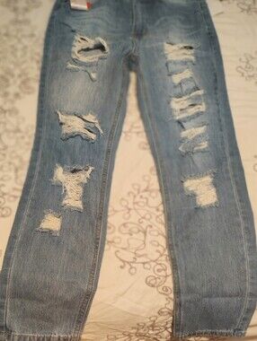 Dream Jean, Distressed Jeans -Junior Size: 11